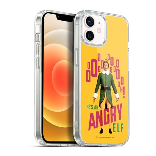 Head Case Designs Officially Licensed Elf Movie Angry Elf Graphics 2 Gel Case [Military Grade Protection] Compatible with Apple iPhone 12 / iPhone 12 Pro and Compatible with MagSafe