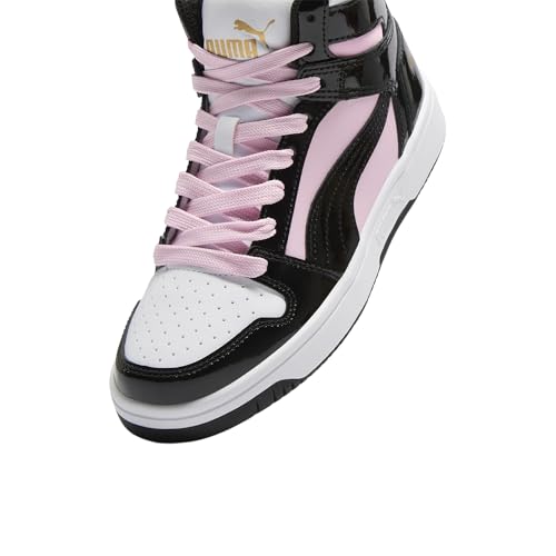 PUMA PUMA Womens Rebound Layup Shine High Sneakers Shoes Casual - Black, Pink - Size 6.5 M