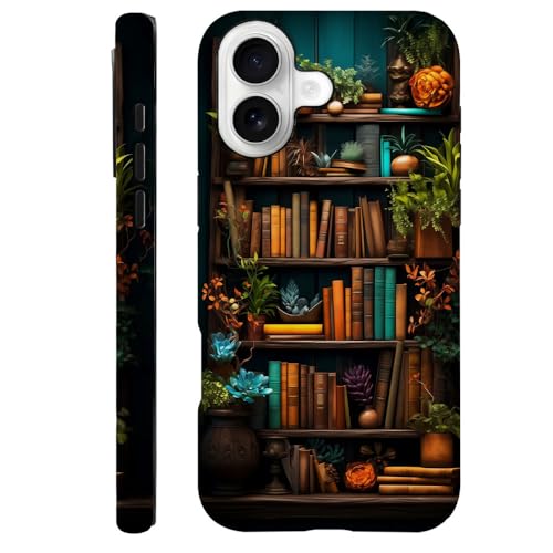 SEized Case Compatible with iPhone 17,Plants Books Phone Case Dual-Layer Hard Shell Cover for Girl Women Boy Men