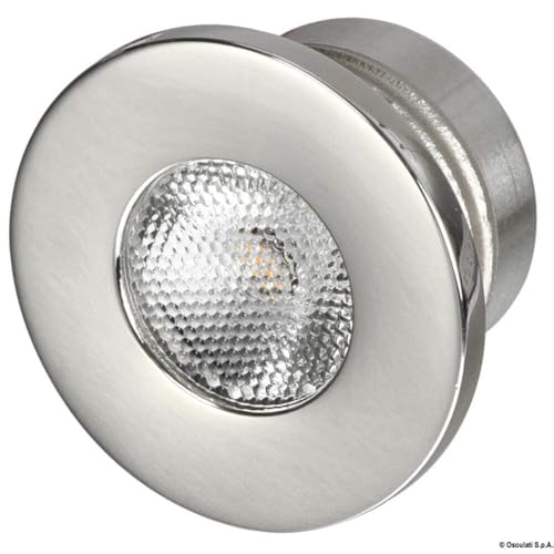 Lumière courtoisie LED encastrer 12/24V OSCULATI bleu 3W spot de pont bateau