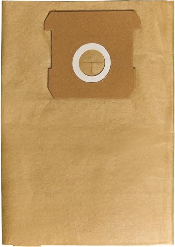Original Einhell Schmutzfangsack 12 L (passend für Einhell Nass-Trockensauger mit 12 Liter-Behälter, 12 L Volumen, 5 Stück enthalten, aus Papier)