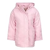 Hunter Kleidung für Mädchen, mit Plüsch gefütterte, wasserdichte Regenjacke mit Kapuze, leichter...