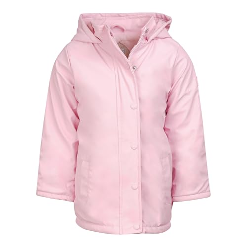 Image of Hunter Clothes Girls - Plush Lined Waterproof Rain Jacket with Hood | Lightweight Windbreaker Coat for Girls Sizes (2T-12)