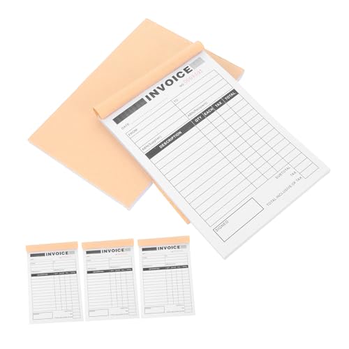 Carnet de reçus de factures pour boulangeries et fleuristes actifs