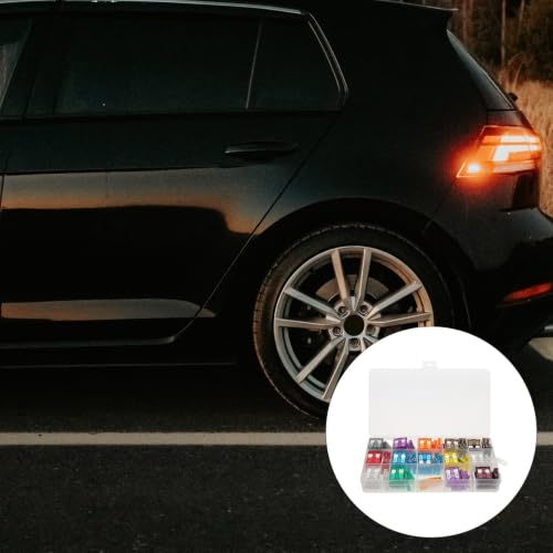 Kit de fusibles automotrices LIFKOME, 150 piezas, fusibles estándar y de perfil bajo Jcase, material PC, para mantenimiento del sistema eléctrico vehicular miniatura 7