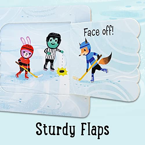 Image of Let's Play Hockey! A Lift-a-Flap Board Book for Babies and Toddlers, Ages 1-4