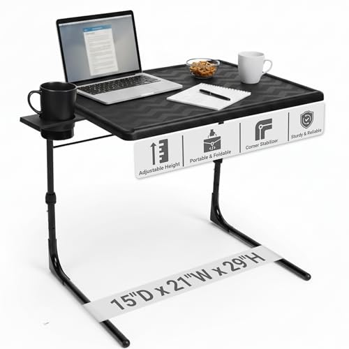 Table-Mate TV Tray Table | Portable Desk Folding Dinner...