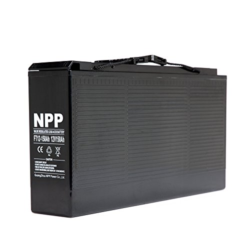 FT12-150Ah Front Access Telecom Deep Cycle AGM 12V 150Ah Battery with Button Style