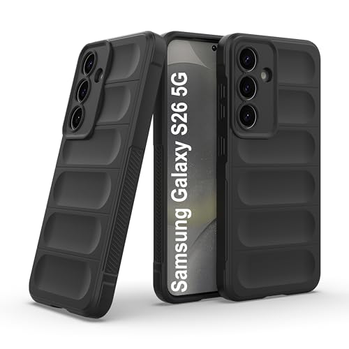 Image of Zapcase Back Case Cover for Samsung Galaxy S26 5G | Compatible for Samsung Galaxy S26 5G Back Cover | Liquid Silicon Magic Case with Camera Protection | Black