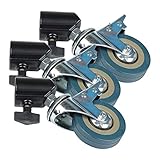 Hacer moviendo tus soportes es una brisa.Las ruedas son universales adecuadas para todos los soportes de luz, especialmente adecuados para el soporte de luz SELENS.