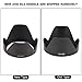 Flower Lens Hood for ABS Mount Lens Hood Replacement for EF-S 18-200mm f/3.5-5.6 is Lens
