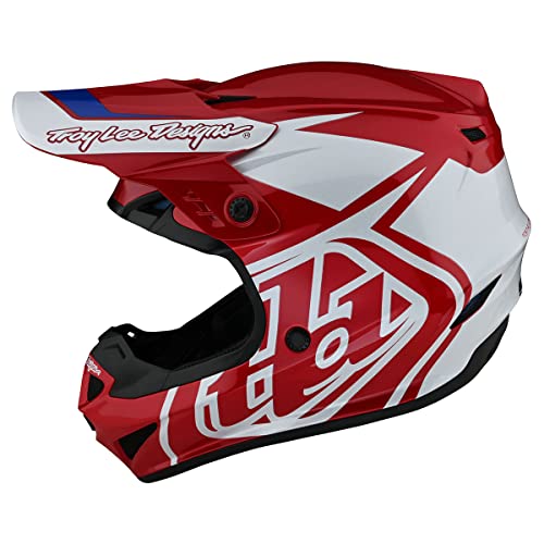 Troy Lee Designs Gp Overload Youth Motocross Helmet- Full Face Offroad Motocross Motorcycle Dirt Bike Atv Powersports Dual Sport Racing Helmet - Boys Girls Kids (Red/White, Lg) #TOP1