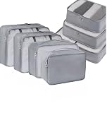 Organizadores para Maletas, 7 Set Cubos Organizadores de Embalaje de Viaje, Bolsas de Almacenaje de Equipaje, Bolsas...