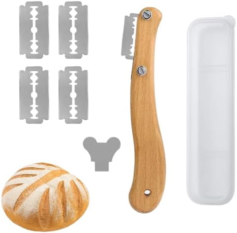 IIRC Taglierino per Pane, Lametta per Pane, Coltello da Pane per impasto Coltello da panettiere con 20 lame. Il regalo perfetto