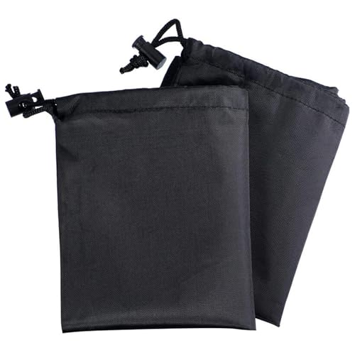 2 Pcs Auto Side View Mirror Covers Car Rear View Protection Cover Waterproof Snow Ice Mirror Covers Vehicle Side Mirror Covers Fit Most of the Cars Wing Mirrors 33 * 27 cm, Black