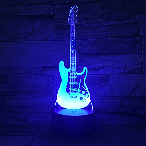 Xdorra beth de guitare lampe 3D 7 couleurs lumières créatives Table de chambre lumières décoratives meilleurs cadeaux… - Les Beatles, Paul McCartney, John Lennon, RIngo Starr, George Harrison Xdorra beth de guitare lampe 3D 7 couleurs lumières créatives Table de chambre lumières décoratives meilleurs cadeaux… – Image 5