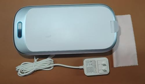 Topipop Ultrasonic Cleaner, 48000Hz Ultrasonic Cleaner, 550 ml Glasses Cleaning Device, 2 Modis Ultrasonic Cleaner for Cleaning Glasses, Jewellery, Watches, Rings, Razor Blades etc. (White)