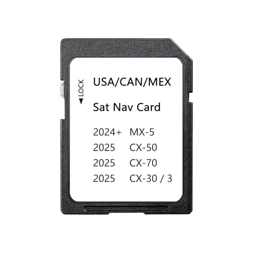 Upgraded KR9D66EZ1 Navigation SD Card with Latest Maps Version Compatible with 3 CX-30 CX-50 CX-70 MX-5 2024 2025 USA/Canada/Mexico New Maps