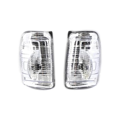 Clignotants de rétroviseur étanches et anti-jaunissement pour Ford Transit MK8 2014-2019 blanc 1 paire