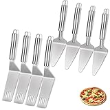 8 Pcs Pie Server And Cake Server Stainless Steel Set Cake Cutter Slicer for Tea Parties Summer Picni