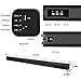 TV Soundbars Speaker with Bluetooth 40W Home Theater Audio Speaker System for TV Sound bar, 2 in 1 Wall Mountable 35inch Separable Speakers