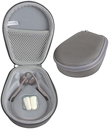 Hermitshell Case for AfterShokz Trekz Air/AfterShokz Aeropex/Titanium Mini/Shokz OpenRun Pro/SHOKZ OpenRun Pro 2 Open Ear Wireless Bone Conduction Headphones AS650 / AS800 (Grey)