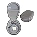 Hermitshell Hard Case fits AfterShokz Trekz Air/AfterShokz Aeropex/Titanium Mini Open Ear Wireless Bone Conduction Headphones AS650 (Grey)
