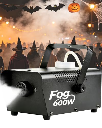 Máquina de humo con control remoto 600W para fiestas miniatura 1