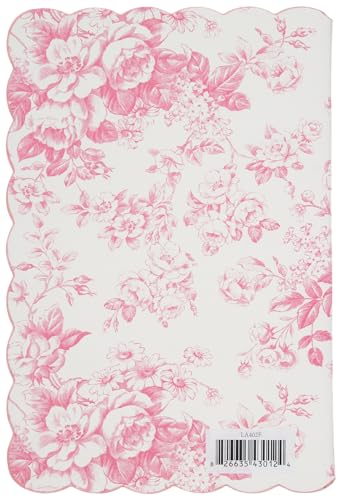 Carnet de notes Laura Ashley à couverture rigide festonnée rose