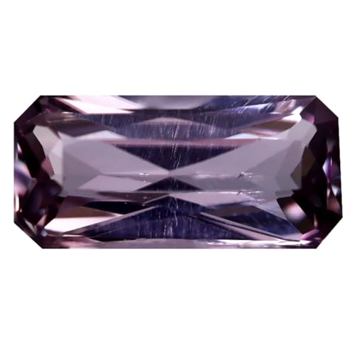 Diaspore naturelle rose coupe octogone 1,66 ct, gemme de prestige non chauffée