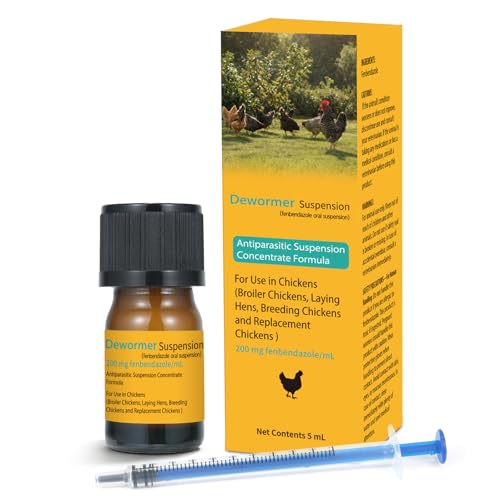Homeny Dewormer Liquid for Chickens, 5 mL