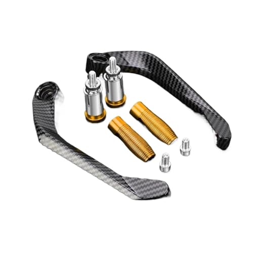 Protection levier frein CBF1000 protège-mains aluminium jaune embrayage guidon moto