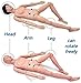 KNOBCO Manikin, Life Size Patient Care Manikin CPR Simulator Men and Women Interchangeable for Students Education Teaching Nursing Training Skills(Male)