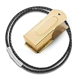 Devault Gear Gold Dog Clicker with Necklace - Clickers for Pet Training - Dog Training & Behavior Aids Easy to Carry with You Anywhere - Teach Your Dog Tricks or Reward His Behavior