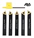 Accusize Industrial Tools 1/2'' 5 Pc Indexable Turning Tool Set, 2380-5082