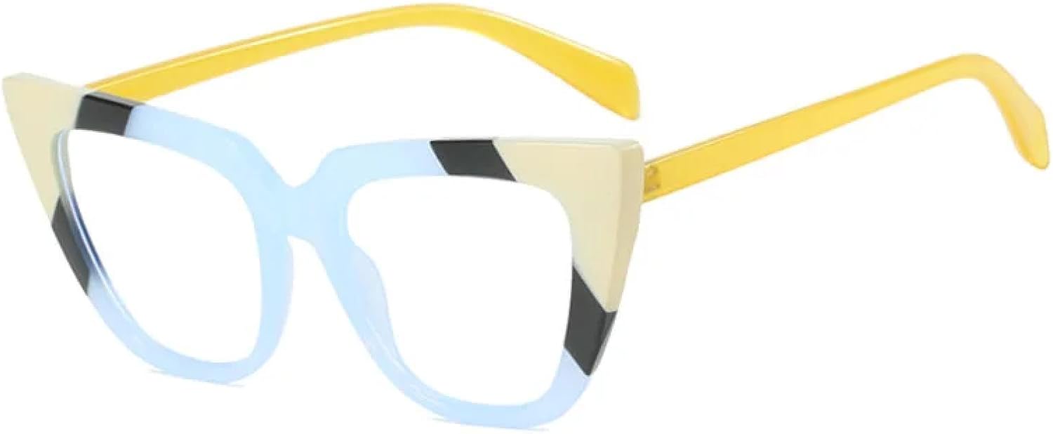 Multicolour Clear Glasses Frame Women Popular Spectacles