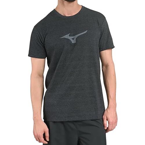 T-Shirt Mizuno Lifestyle, GG, Mescla Grafite