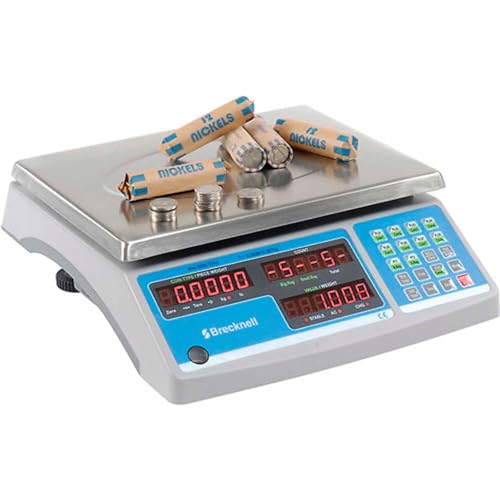 Báscula electrónica de conteo de monedas y piezas 60 lb