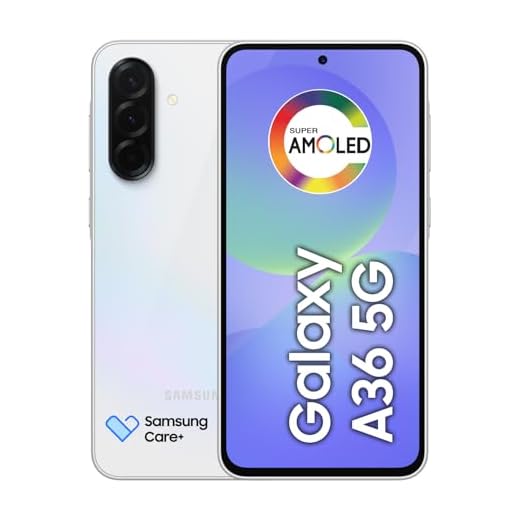 Celular Samsung Galaxy A36 5G 256GB, 6GB RAM, Câmera 50MP, IP67, Super AMOLED 6.7", Recursos AI, Branco