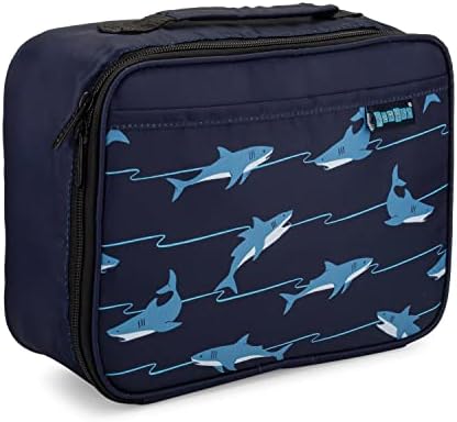 Yumbox Classic Lunch Bag, Insulated, Water Resistant Fabric, Fun Kids Prints, Interior and Exterior Pockets, Zip Closure
