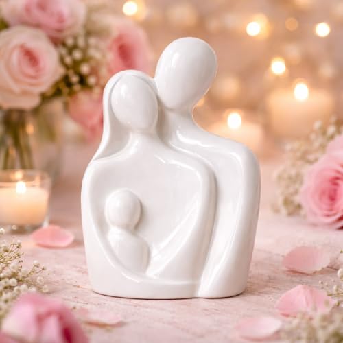 Image of CraftVatika Family Showpiece Home Decor Items for Living Room, Bed Room, Decoration for Center Table, Wall Shelf, Desk Decor for Home Office, Housewarming Gifts, Baby Shower Gifts