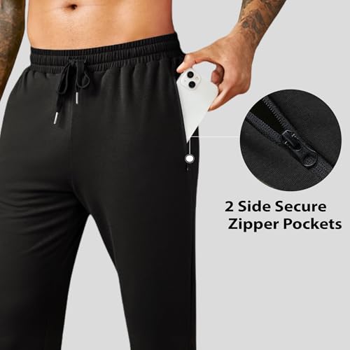 COOFANDY Men's Sweatpants Joggers Workout Casual Athletic Gym Pants Lightweight Elastic Wasit Sweatpants with Pockets2