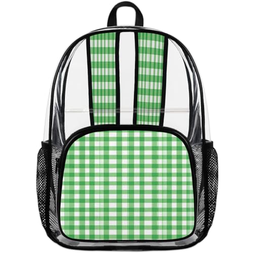 Boho Farmhouse Clear Backpack for Stadium Events, Modern Waterproof Clear Bag for Women Men Adult Sport Work Daily Music Festival and Concerts4