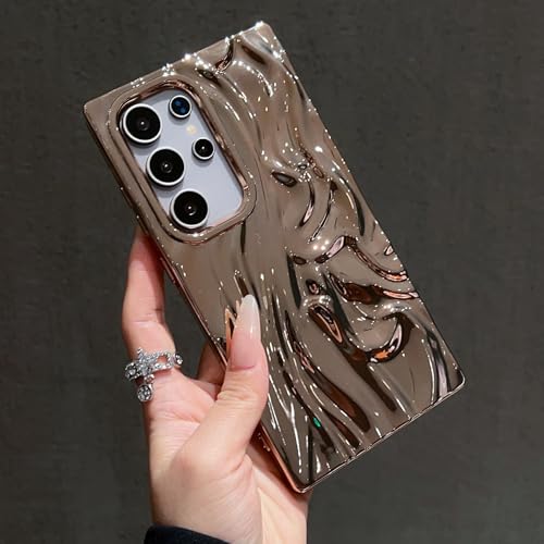 Coque souple Samsung A15 A25 effet brillant 3D vagues pour le quotidien