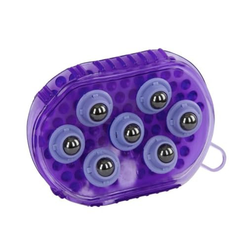 Kerbl Magnet-Massage-Striegel lila
