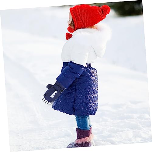 1 Par luvas esquiar luva impermeável de esqui luva quente de inverno fornecimento de esqui luva de t