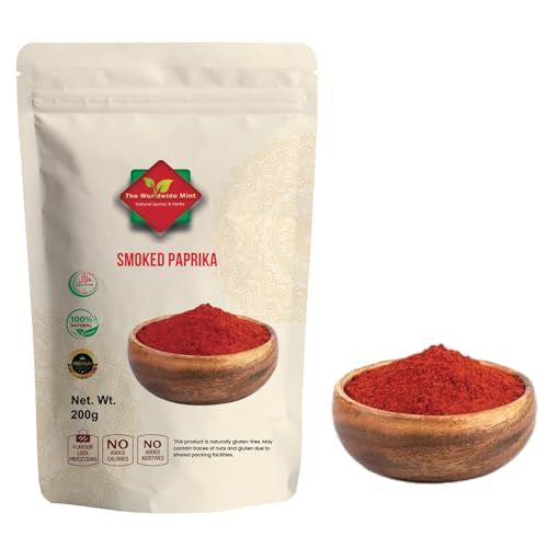 Smoked Paprika (200g/7.05oz) | Paprika Smoked Powder | Premium Quality | 100% Natural | Authentic | No Additives