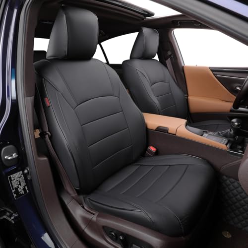 Housses de siège sur mesure Lexus ES 300h kit complet cuir noir auto protection