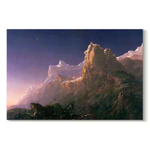 Thomas Cole | Meditation On the Mountain | Abstract Wall Art | GAL088