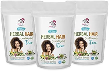 nettle tea hair - HAIR CONDITIONING TEA HERBAL 14 days, hair support for women, 100 natural ingredients, non gmo, gluten free - jasmine tea bulk, 3 Bags